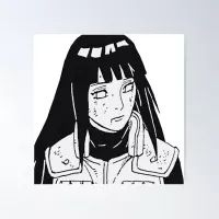 Hinata manga art Poster