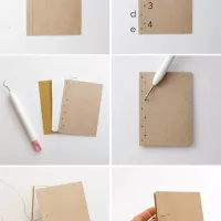 Book Binding Tutorial with Embroidered Cover
