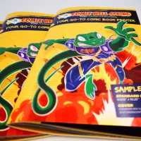 Customized Saddle Stitch Comics staple binding