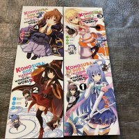 Konosuba Gods Blessing on This Wonderful World Manga Volume 1 2 3 4 lot