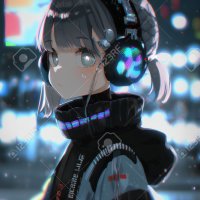 Anime Manga Meisje Met Hoofdtelefoon. 3D Illustratie 3D Rendering. Gratis Beeld en Foto 198633626.