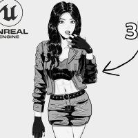 How I Made a 3D Manga Style Game Character!