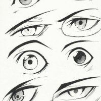 Male eyes