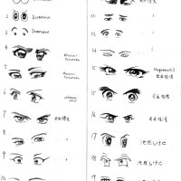 Anime manga eyes collection