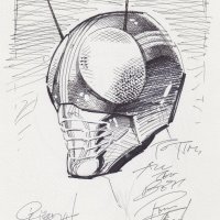 Kamen Rider Black Update by Phil Tan Masato Hayase in Timothy Finneys International Manga Festival Japan Art Expo Sketchbook Art Comic Art Gallery Room
