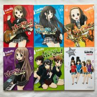 K-ON! Vol. 1-4 High school College Comic Manga 6 Volumes Set in Japanese