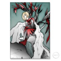 Manga boy postcard