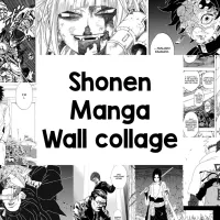 200pcs Shonen Manga Muur Collage bonus 20 stuks Anime Manga Esthetisch Manga Muur Manga Panelen Anime Manga Muur kunst Muurdecoratie
