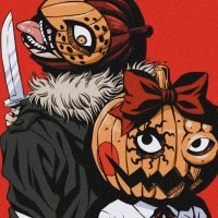 Pumpkin night anime gore kawai manga HD phone wallpaper