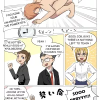 SPANKISM4: Naked Dogeza Training For New Business People spanking comic