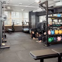 Alles in deze sportschool is aangepast op vrouwen