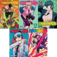 Chainsaw Man Manga Set 1-5 : Tatsuki Fujimoto:.au: Books
