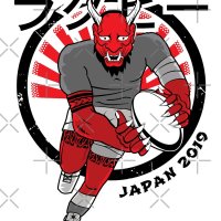 T-shirt enfant for Sale avec luvre Rugby Japan Manga Demon 3 Fan Fan de Rugby de lartiste oberdoofus