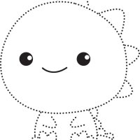 Dinosaurier prhistorisch Tiere gepunktet Linie trainieren zeichnen Karikatur Gekritzel kawaii Anime Frbung Seite sü Illustration Zeichnung Clip Kunst Charakter Chibi Manga Comic 25740933 Vektor Kunst bei Vecteezy