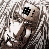 Download Jiraiya Greyscale Manga Art Wallpaper