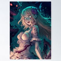 Manga Zombie Poster for Sale by GraphicMystical