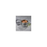 Stoompan met Inzet RVS 24 L