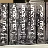 Aanval op Titan Omnibus Complete Manga Set Volumes 1-34