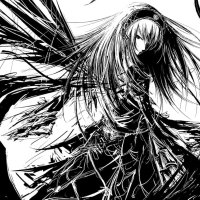 Poster Girl Anime Manga Black And White Anime Manga Wall Art : Amazon.nl: Wonen keuken