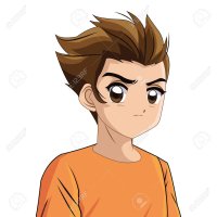 Jongen Anime Mannelijke Manga Cartoon Strip Icoon. Kleurrijke En Geïsoleerde Illustratie. Royalty vrije SVG Cliparts Vectoren en Stock Illustratie. Image 62292703