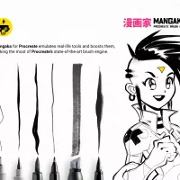Mangaka Procreate Illustration Kit