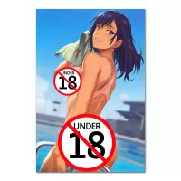 Uncensored MANGA Sexy Girl Poster Erotic Anime Beauty Wall Art Prints