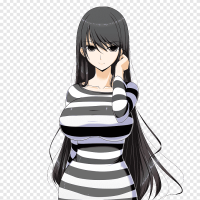 Anime Female Breast Manga Anime black Hair manga png