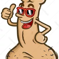 Cartoon Penis with Sunglasses