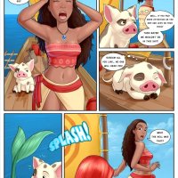 Moan-a-Moan Island 3 porn comic