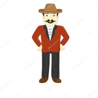 Spaanse man in traditionele klederdracht van de cartoon stockvector door sashazerg 98195426
