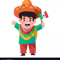 Mexican kids boys children wearing mexico spanish