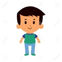 Geïsoleerde Cartoon Kid Karakter Latin Boy