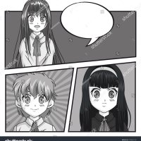 Manga cartoon meisje ontwerp: stockvector rechtenvrij 479336110