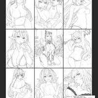 Sexy Big Boobs Anime Girls Coloring Book: An Adult Coloring Book with 130 Cute Kawaii Coloring Pages of Elf Monster Girl Princess Mermaid and More Vol3 : Star Inkway: Amazon.sg: Books