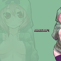 big boobs monster girl belly boobs video game girls Minecraft anime anime girls hoods PC gaming video games video game art