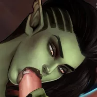 Busty Muscular Orc Woman 69 Pussy Licking and Blowjob with Cum in Mouth