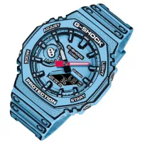 Casio G-shock GA-2100MNG-2A Manga Inspired Digital Analog Rubber Strap