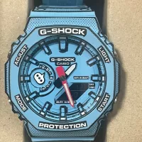CASIO G SHOCK GA2100MNG2AJR Manga Theme Blue Men Watch Japan Normal Box