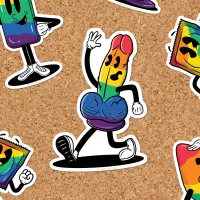 Happy Dildo Sticker
