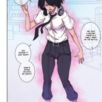 My Shy Best Friend Turned Into a Gal Girl Porn Comic english 05