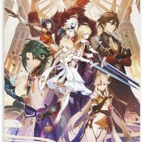 CoolChange Genshin Impact Premium Poster Printed on Hard Foam Board Poster 30 x 42 cm