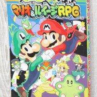 MARIO LUIGI RPG Luige Manga Comic 4 Koma Gag Battle GBA Book 2004 SeeCondition