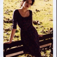 : Posterazzi Hanna Mangan Lawrence Sitting On Fence Photo Print 8 x 10