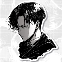 Levi Ackerman Manga Sticker