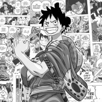 Download Monkey D. Luffy Manga Panel Wallpaper