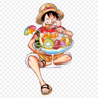 Monkey D Luffy Manga Colored Png Transparent Png