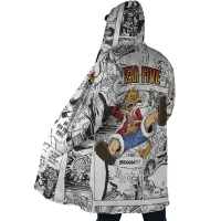 Monkey D Luffy Gear 5 Comic Panels One Piece Dream Cloak Coat