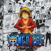 One Piece Monkey D. Luffy Manga Poster and Prints Italy