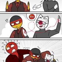 Bonus comic Usually each of my paintings is an event in a different world. But I really wanted to draw this. ship Not violence CountryHumans countryhumansjapan countryhumanschina countryhumansrussia countryhumansgermany