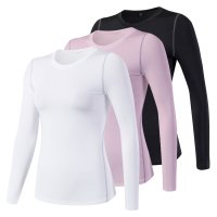 Remeras Termicas Remeras Versace Hombre Remera Manga Larga Termica Mujer Set X3 Remeras Térmicas Mujer